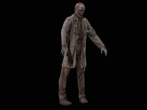 ZombieDoctor 3Dモデル