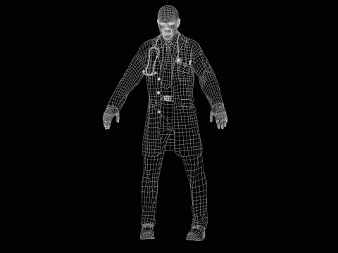ZombieDoctor 3Dモデル