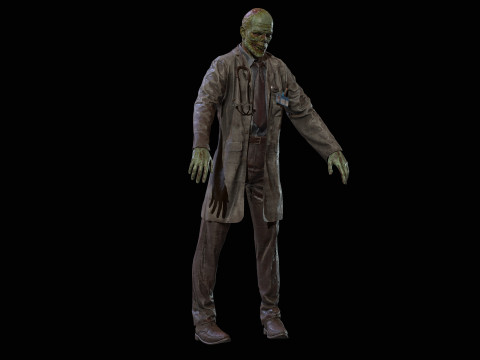 ZombieDoctor 3Dモデル