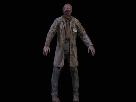 ZombieDoctor 3Dモデル