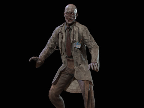 ZombieDoctor 3Dモデル