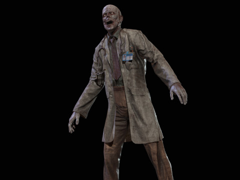 ZombieDoctor 3Dモデル