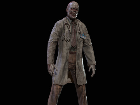 ZombieDoctor 3Dモデル