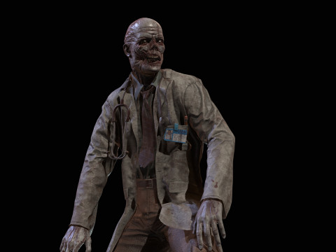 ZombieDoctor 3Dモデル