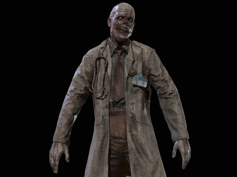 ZombieDoctor 3Dモデル