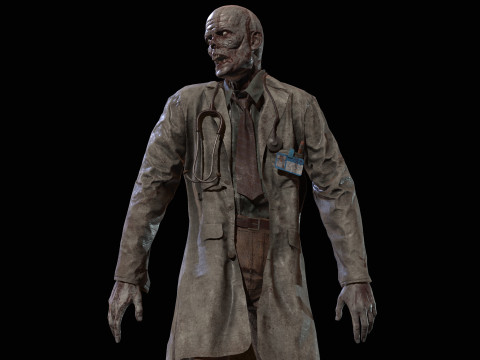 ZombieDoctor 3Dモデル