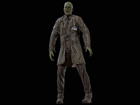 ZombieDoctor 3Dモデル