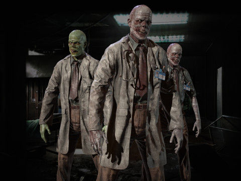 ZombieDoctor 3Dモデル