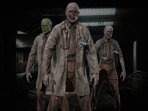 ZombieDoctor 3Dモデル