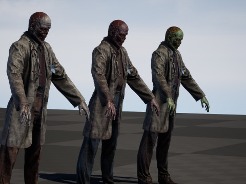 ZombieDoctor 3Dモデル