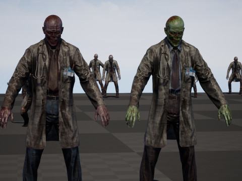 ZombieDoctor 3Dモデル