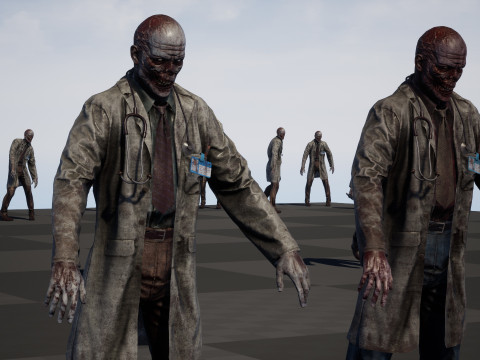 ZombieDoctor 3Dモデル