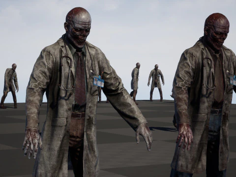 ZombieDoctor 3D Model