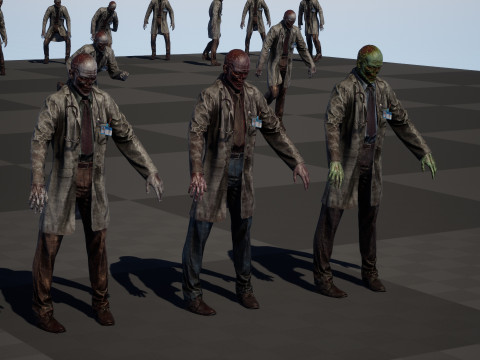 ZombieDoctor 3Dモデル