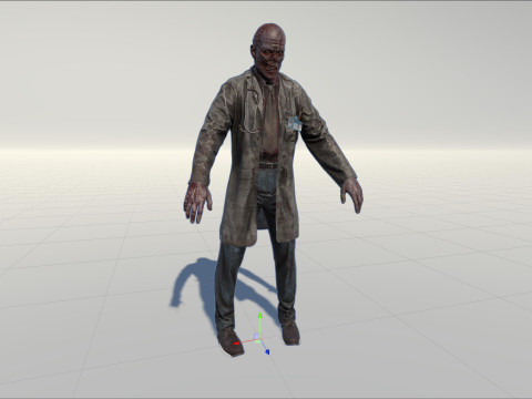 ZombieDoctor 3Dモデル