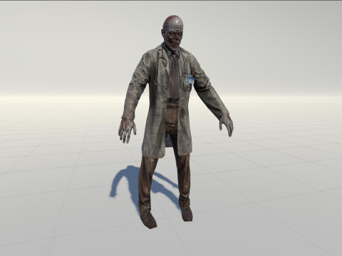 ZombieDoctor 3Dモデル
