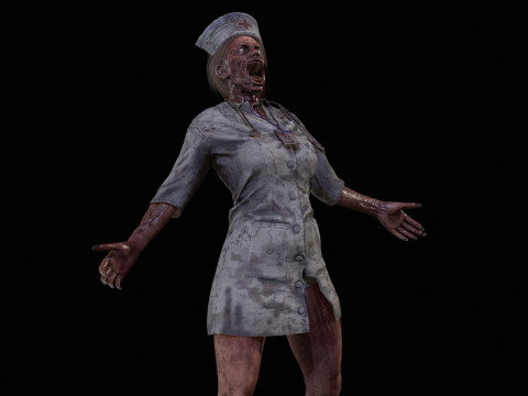 ZombieNurse 3Dモデル