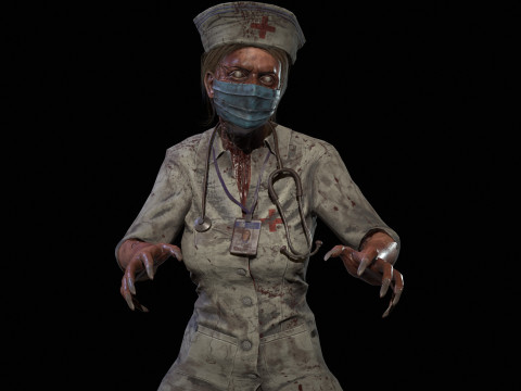 ZombieNurse 3Dモデル