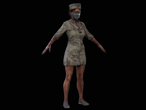 ZombieNurse 3Dモデル