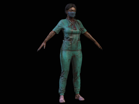 ZombieNurse 3Dモデル