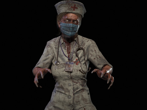 ZombieNurse 3Dモデル