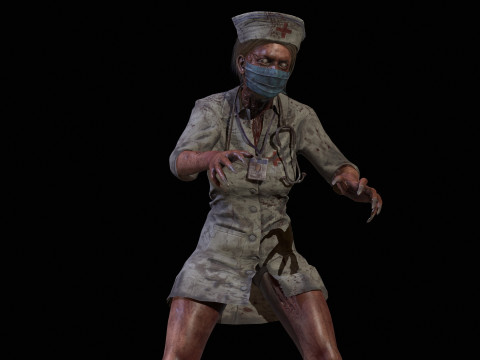 ZombieNurse 3Dモデル