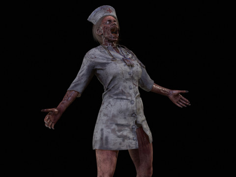 ZombieNurse 3Dモデル