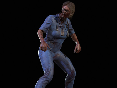 ZombieNurse 3Dモデル