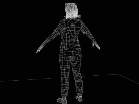 ZombieNurse 3Dモデル