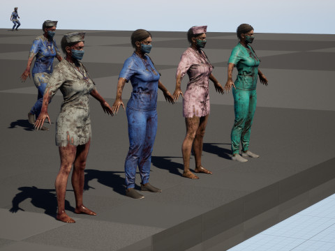 ZombieNurse 3Dモデル