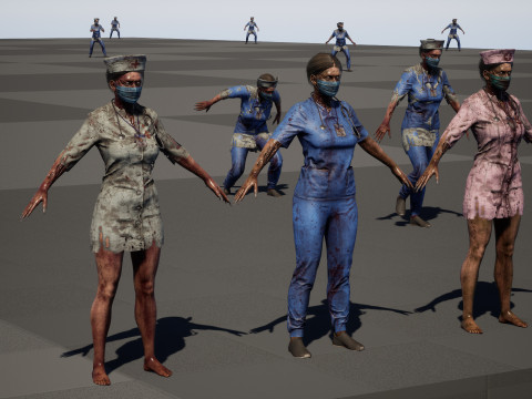 ZombieNurse 3Dモデル