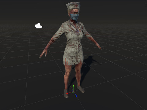 ZombieNurse 3Dモデル