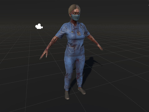 ZombieNurse 3Dモデル