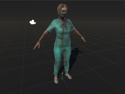 ZombieNurse 3Dモデル