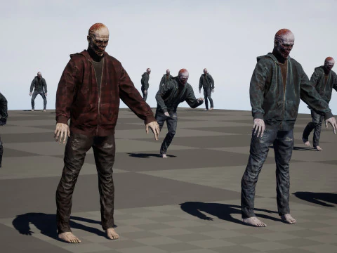 ZombieCity01 3D Model