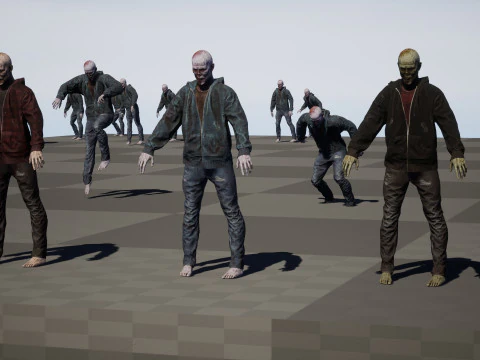 ZombieCity01 3D Model