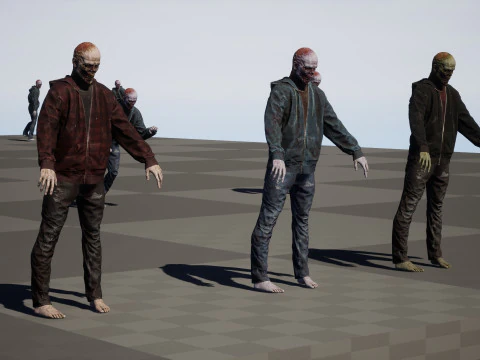 ZombieCity01 3D Model
