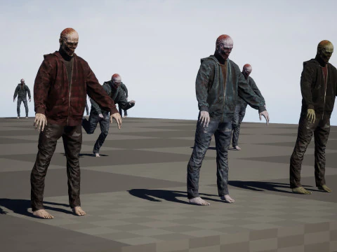 ZombieCity01 3D Model