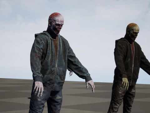 ZombieCity01 3D Model
