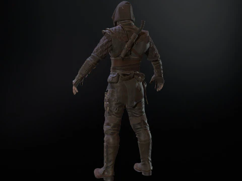 Thief 3D Model
