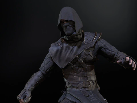 Thief 3D Model