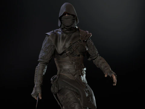 Thief 3D Model