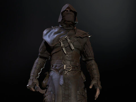 Thief 3D Model