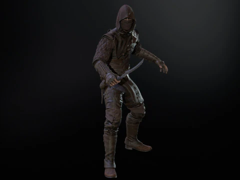 Thief 3D Model