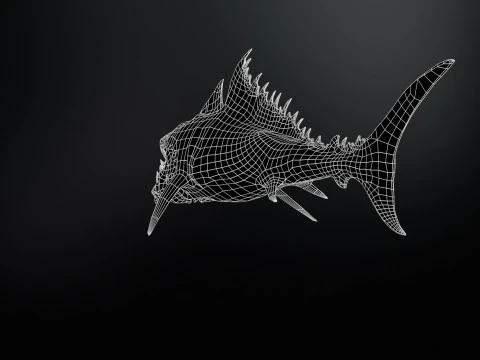 Tibur&oacute;n Modelo 3D