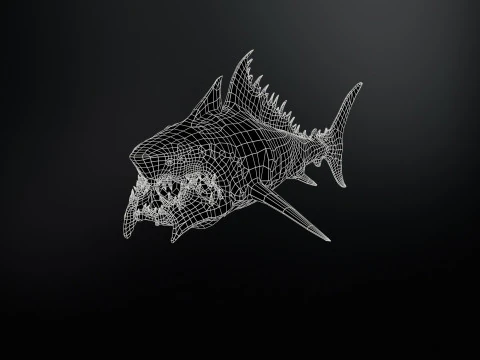 Tibur&oacute;n Modelo 3D