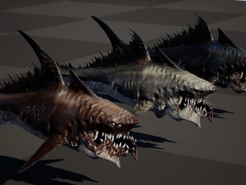 Tibur&oacute;n Modelo 3D