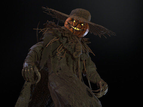 ScarecrowPumpkinHead 3D Модель