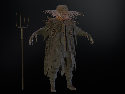 ScarecrowPumpkinHead 3D Модель