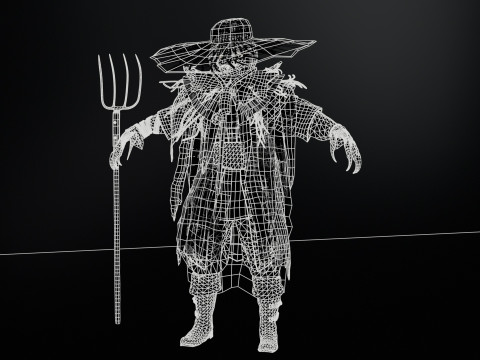 ScarecrowPumpkinHead 3D Модель